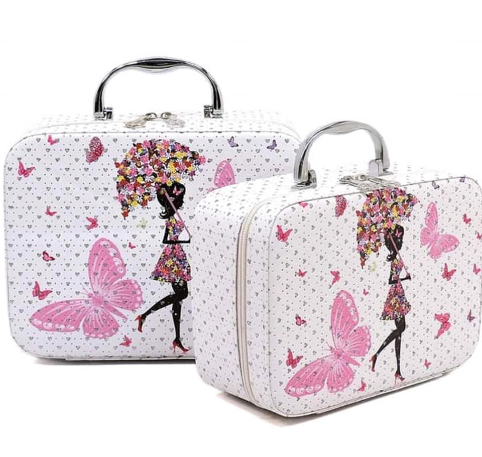 FASHION PRINTED 2-in-1 COSMETIC BAG