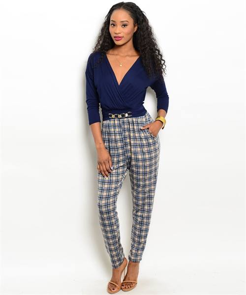 BURBERRY INSPIRED JUMPSUIT