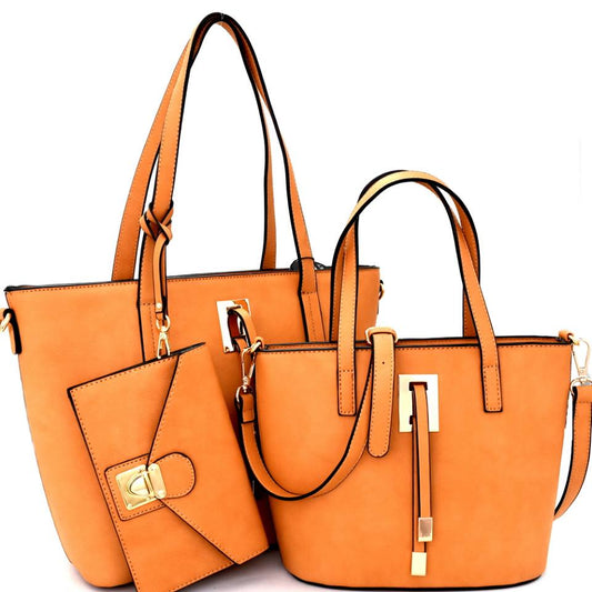 STRING ACCENT 3 in 1 CLASSY TOTE SET