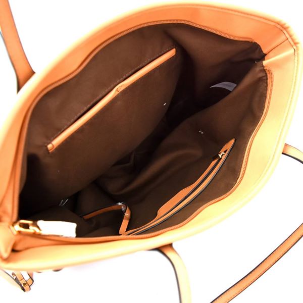MONOGRAM TWO-TONE SHOPPER TOTE WALLET SET