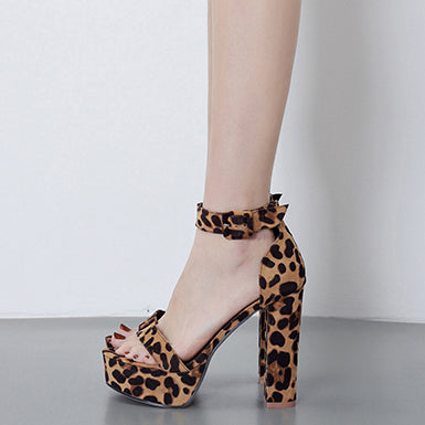 LEOPARD WOMAN’S HEEL
