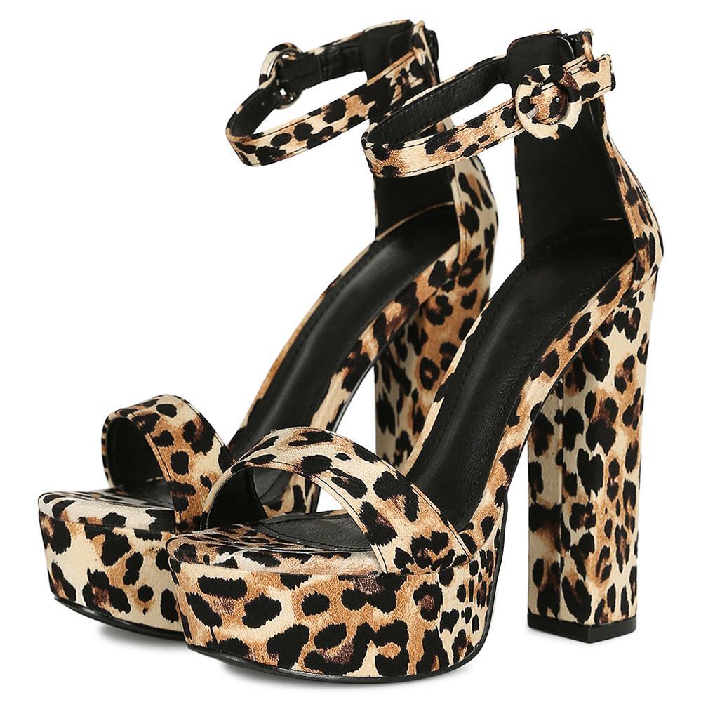 LEOPARD WOMAN’S HEEL